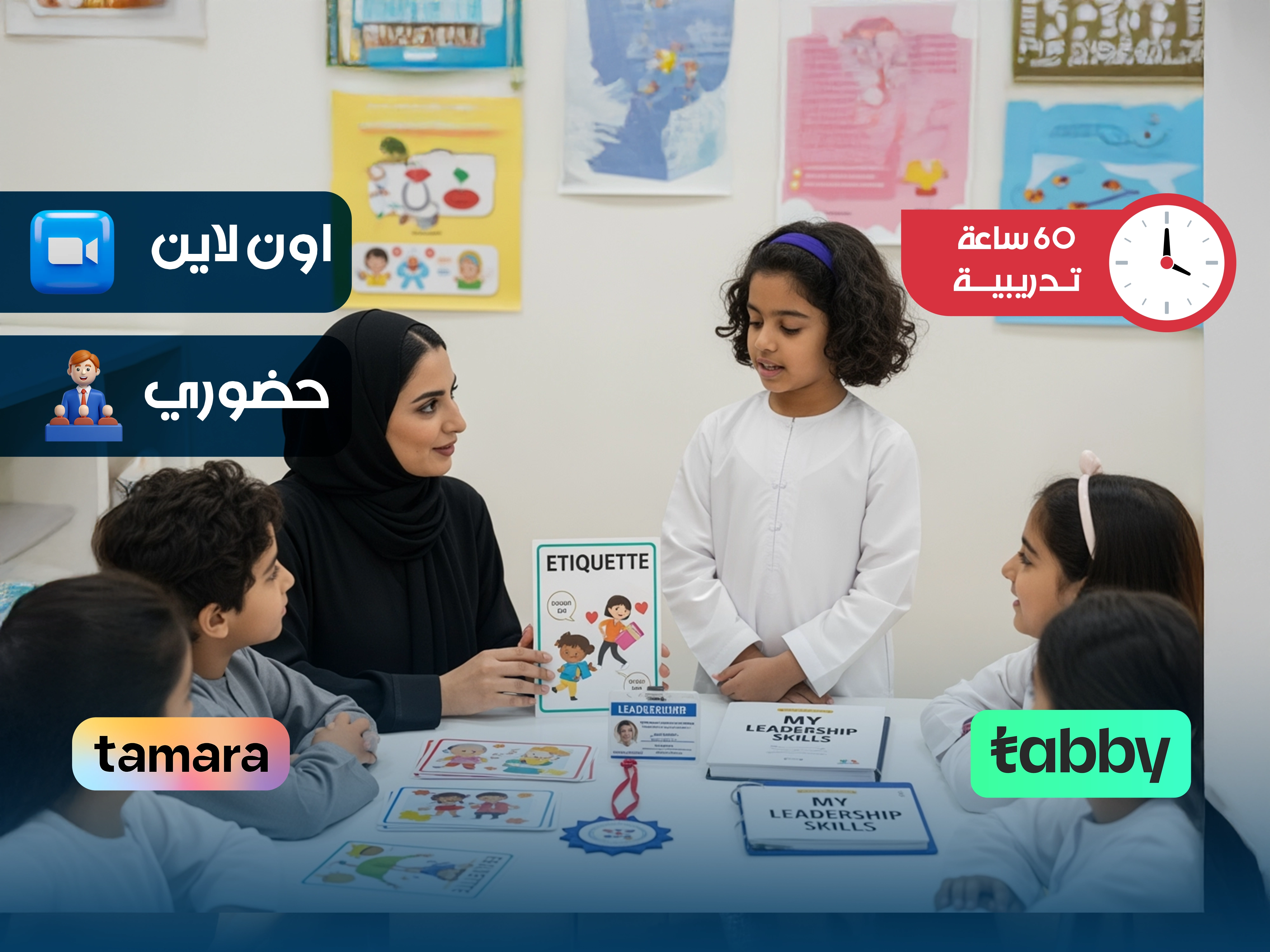 البرنامج التدريبي في الإتيكيت وتدريب الأطفال على القيادة